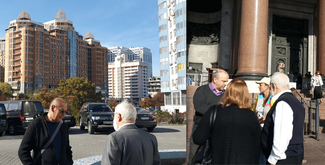 Laitman sin kipá en el extranjero